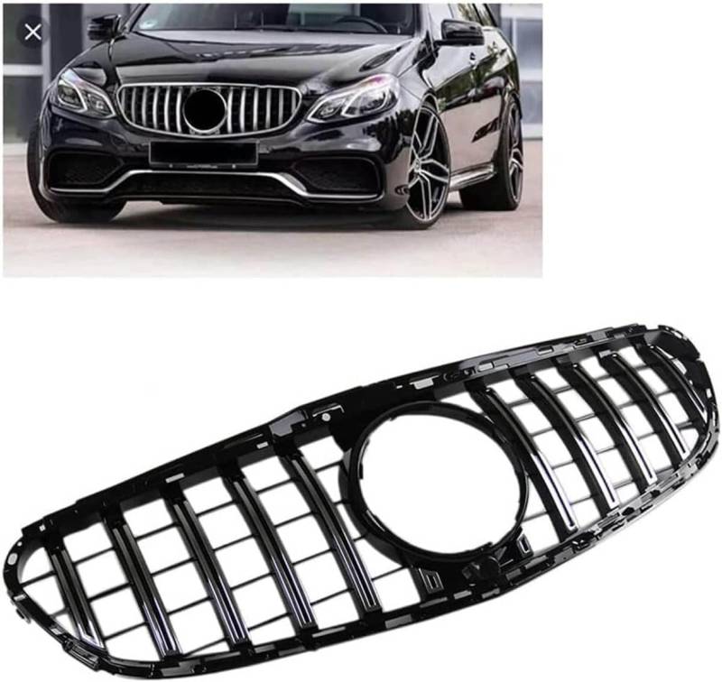 ghuitylk Auto Front Niere Kühler, Double Slats Grill, für Mercedes-Benz E-Class W212 2014-2016 von ghuitylk