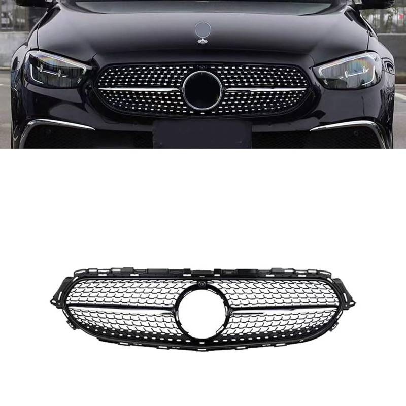 ghuitylk Auto Front Niere Kühler, Double Slats Grill, für Mercedes-Benz E Class W213 2021 2022 2023 von ghuitylk