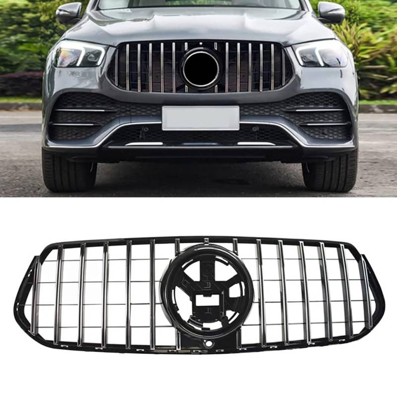 ghuitylk Auto Front Niere Kühler, Double Slats Grill, für Mercedes-Benz GLE W167 AMG GLE300 GLE350 GLE400 GLE450 2019 2020 2021 von ghuitylk