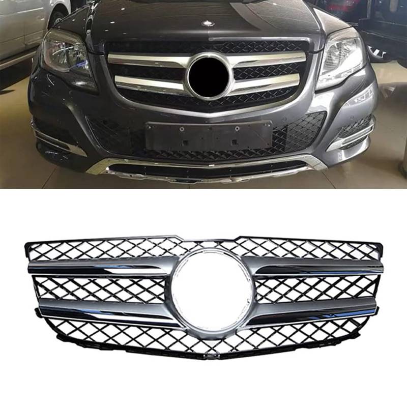 ghuitylk Auto Front Niere Kühler, Double Slats Grill, für Mercedes-Benz GLK Class X204 GLK350 2013 2014 2015 von ghuitylk