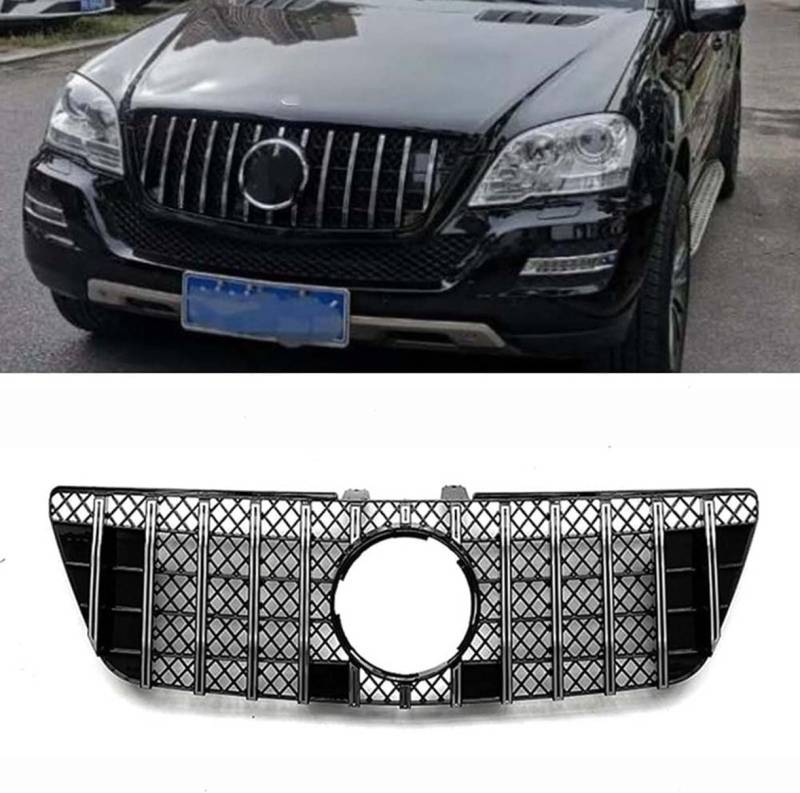 ghuitylk Auto Front Niere Kühler, Double Slats Grill, für Mercedes-Benz ML Class W164 ML350 ML450 ML500 ML550 2009-2012 von ghuitylk