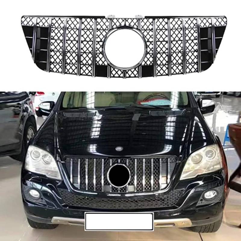 ghuitylk Auto Front Niere Kühler, Double Slats Grill, für Mercedes-Benz ML Class W164 X164 ML300 ML320 ML350 ML400 ML500 ML430 2009-2011 von ghuitylk