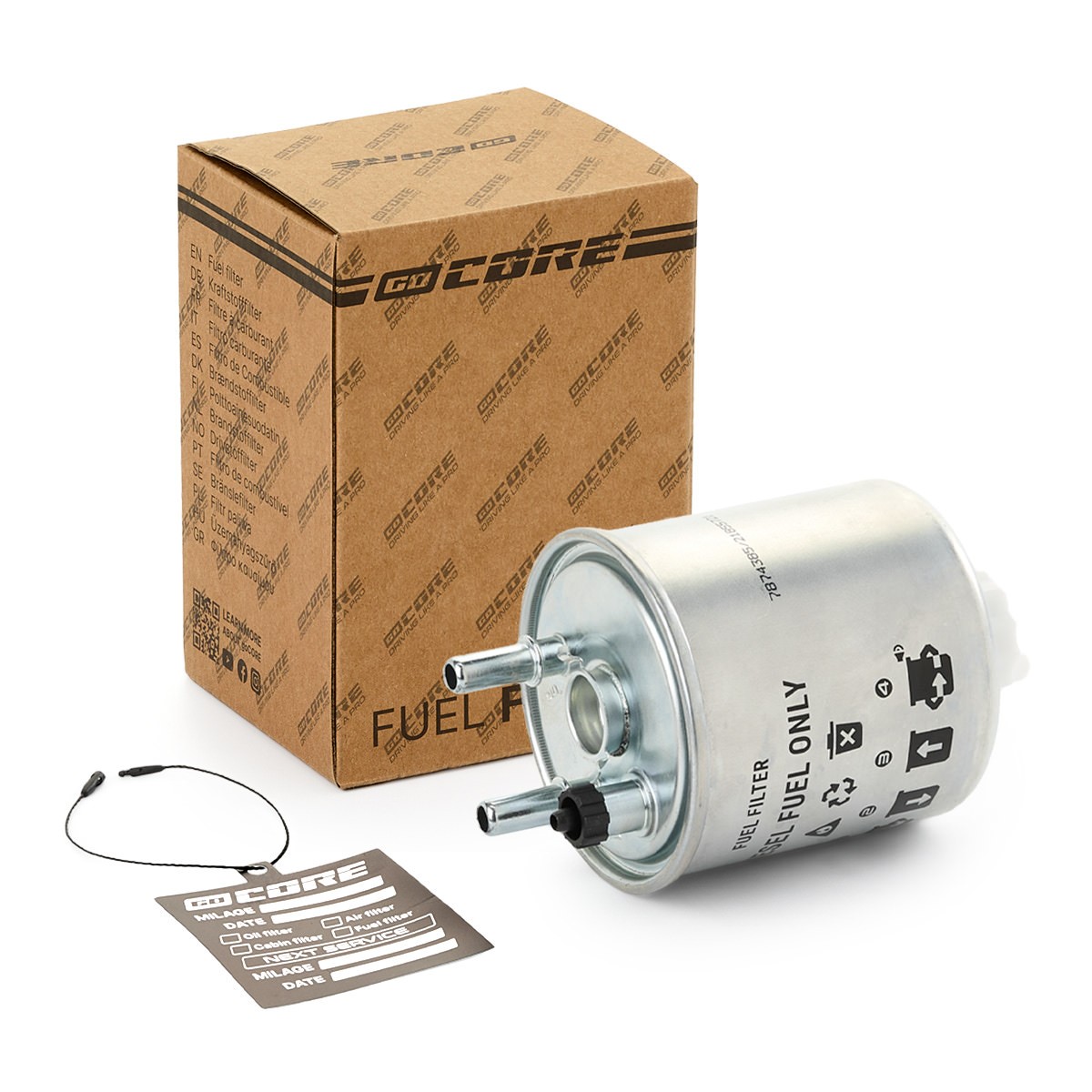 goCORE Kraftstofffilter RENAULT GCI0118 164003978R,8200638748 Leitungsfilter,Spritfilter von goCORE