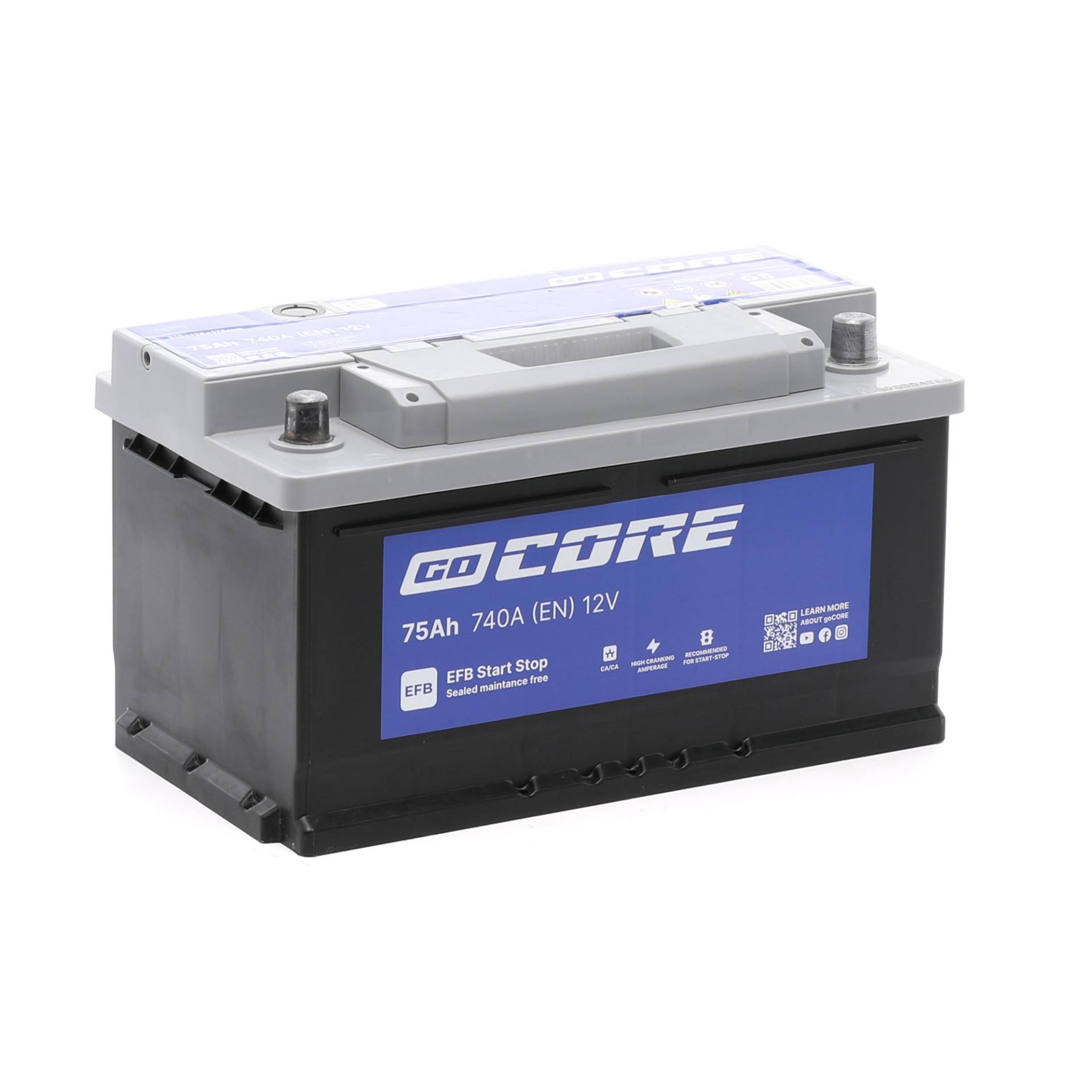 goCORE Starterbatterie OPEL,FORD,PEUGEOT GCA0015 1693471,1917577,2039769 Autobatterie,Batterie,Fahrzeugbatterie,Akku,Akkumulator BV6N10655BB von goCORE