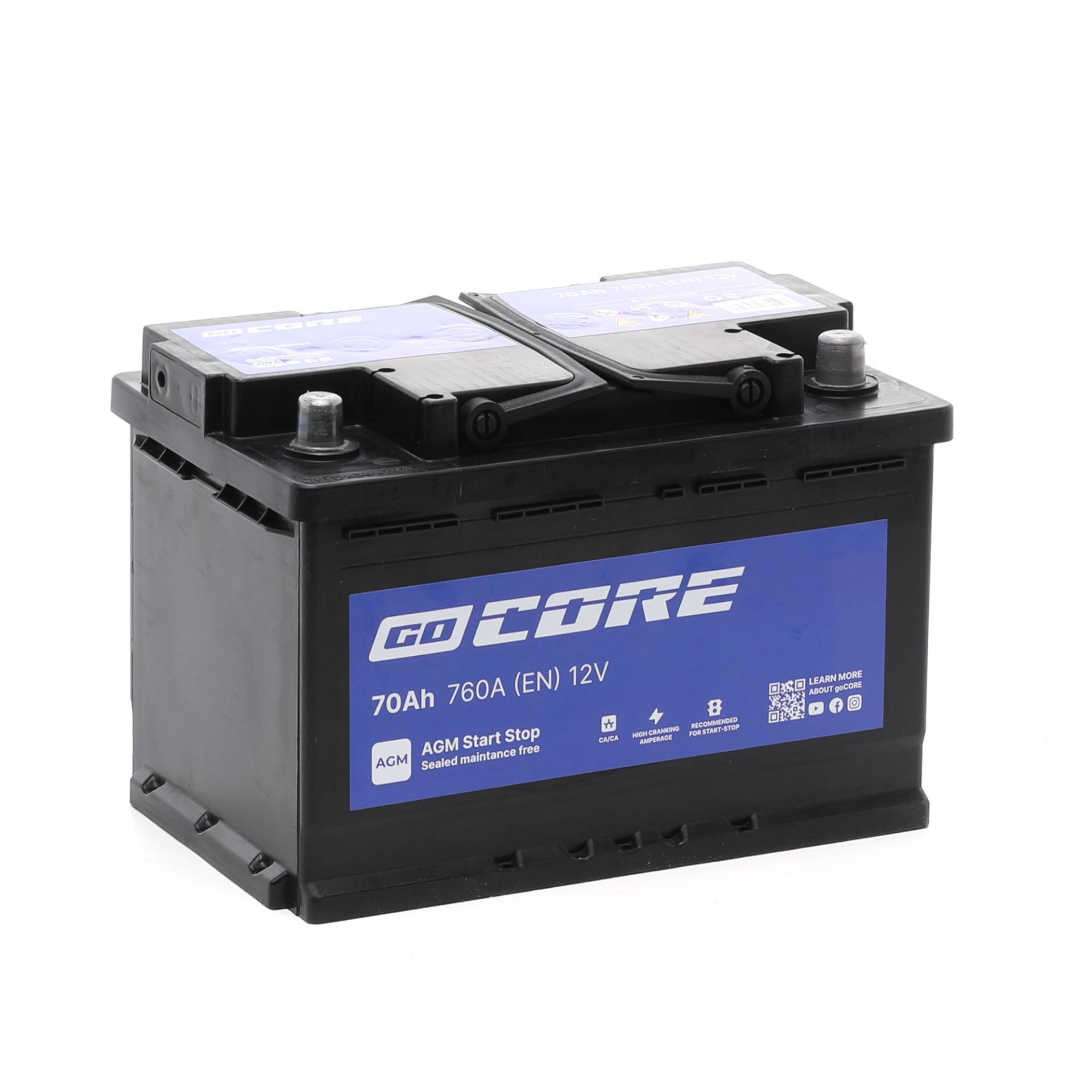 goCORE Starterbatterie VW,MERCEDES-BENZ,AUDI GCA0002 244105DA0A,5GM915105BA,A0019828008 Autobatterie,Batterie,Fahrzeugbatterie,Akku,Akkumulator von goCORE