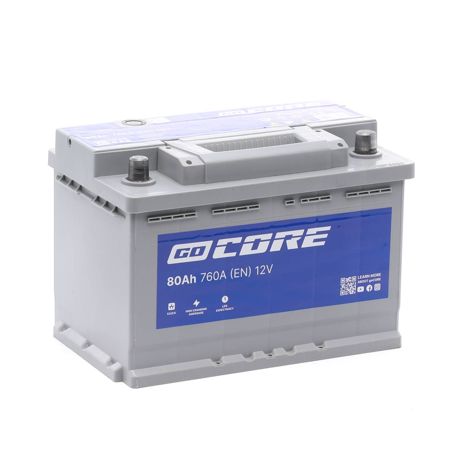 goCORE Starterbatterie VW,MERCEDES-BENZ,AUDI GCA0007 19001898,7701376965,46413856 Autobatterie,Batterie,Fahrzeugbatterie,Akku,Akkumulator 8K0915105H von goCORE