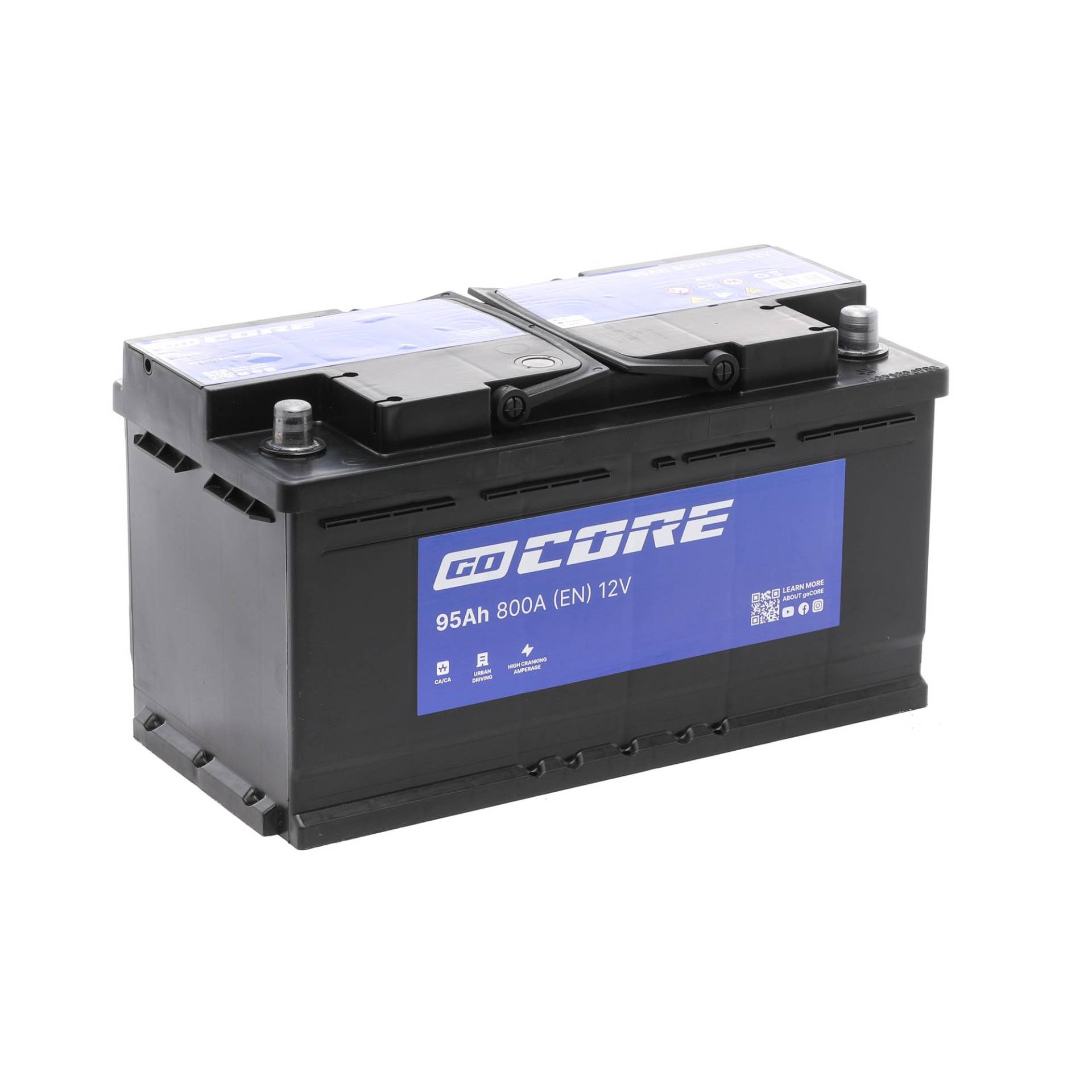 goCORE Starterbatterie VW,MERCEDES-BENZ,AUDI GCA0008 1615090580,7D0915105,8K0915105E Autobatterie,Batterie,Fahrzeugbatterie,Akku,Akkumulator 8645083 von goCORE