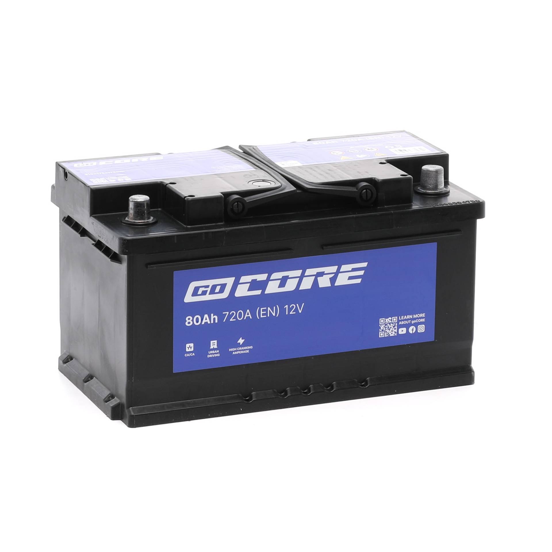 goCORE Starterbatterie VW,MERCEDES-BENZ,AUDI GCA0012 12772108,8E0915105D,1893668 Autobatterie,Batterie,Fahrzeugbatterie,Akku,Akkumulator 8G9N10655PB von goCORE