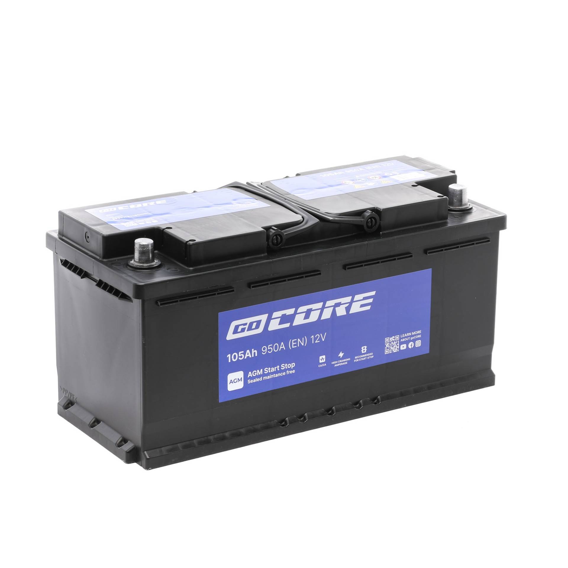 goCORE Starterbatterie VW,MERCEDES-BENZ,AUDI GCA0017 4503015,61217604809,3711059260 Autobatterie,Batterie,Fahrzeugbatterie,Akku,Akkumulator von goCORE