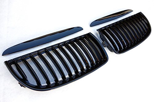 Kühler- Sport- Front- Rippen- Grill Schwarz Glanz Eintragungsfrei Set von goingfast