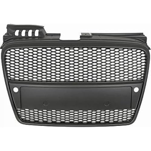 Kompatibel mit A4 B7 04-09 Waben Grill Kühlergrill Sport Front Grill Schwarz für PDC von goingfast