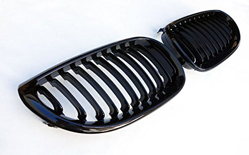 Kühler- Sport- Front- Rippen- Grill Schwarz Glanz Eintragungsfrei Set von goingfast