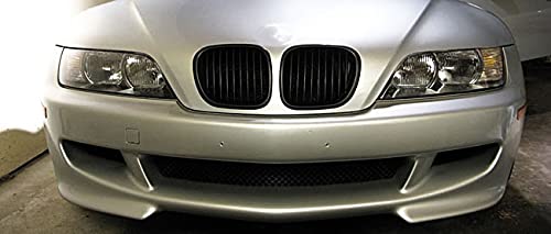 Kühler- Sport- Front- Rippen- Grill Schwarz Matt Eintragungsfrei Set Passend für BMW Z3 Coupe Cabrio 95-03 von goingfast