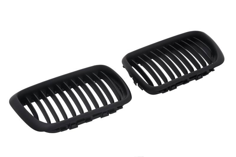 Kühler- Sport- Front- Rippen- Grill Schwarz Matt Eintragungsfrei Set von goingfast