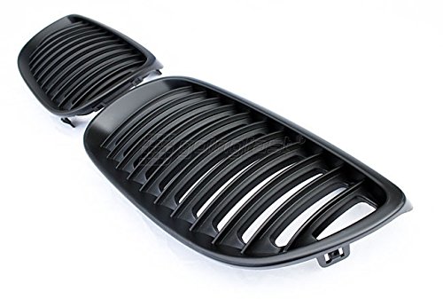 Kühler- Sport- Front- Rippen- Grill Schwarz Matt Eintragungsfrei Set von goingfast