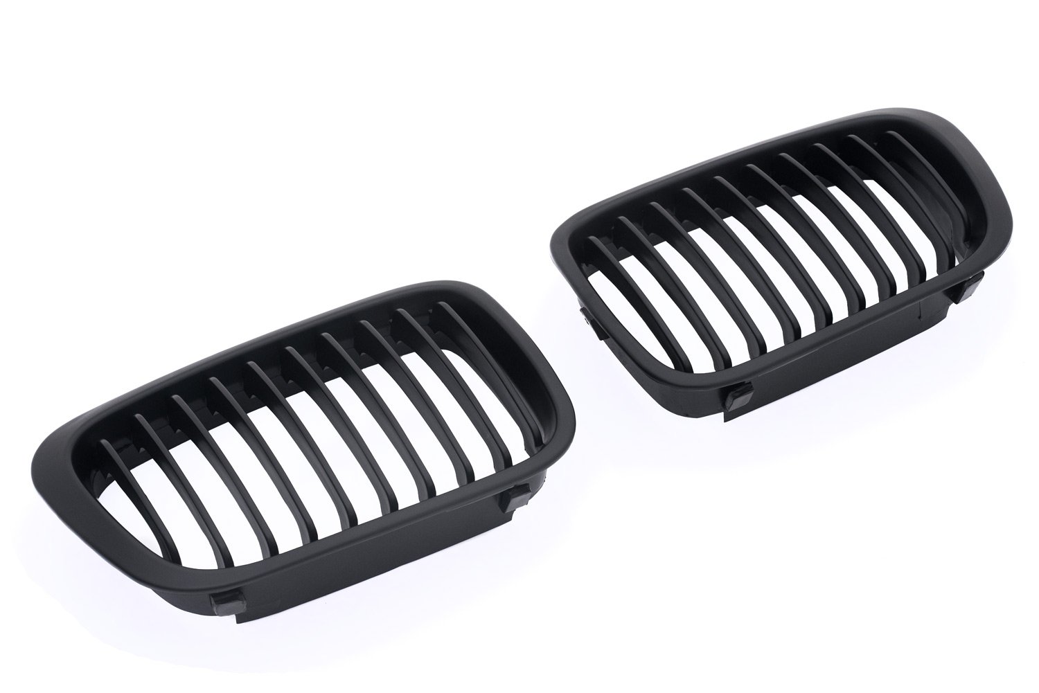 Kühler- Sport- Front- Rippen- Grill Schwarz Matt Eintragungsfrei Set von goingfast