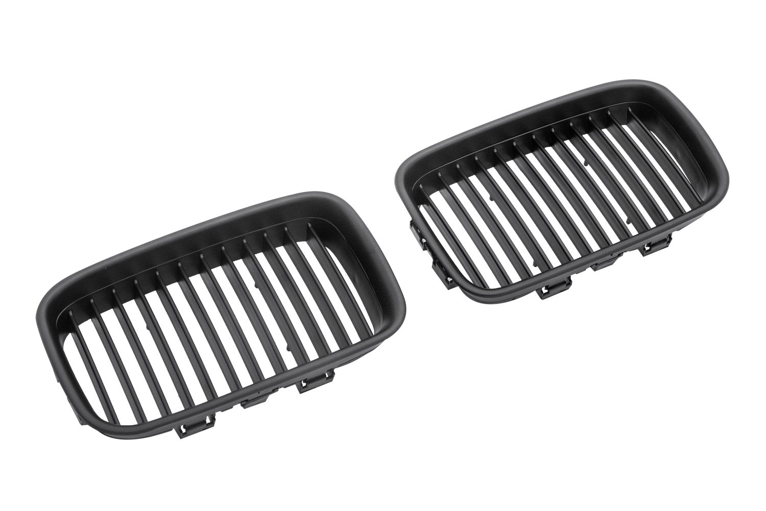 Kühler- Sport- Front- Rippen- Grill Schwarz Matt Eintragungsfrei Set von goingfast