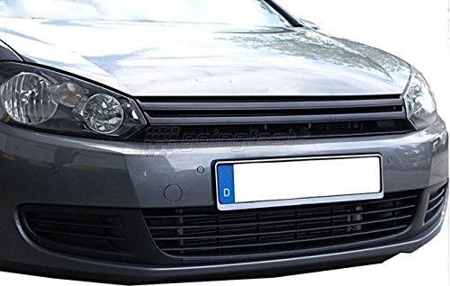 Kühler- Sport- Front- Rippen- Grill ohne Emblem Schwarz Eintragungsfrei von goingfast