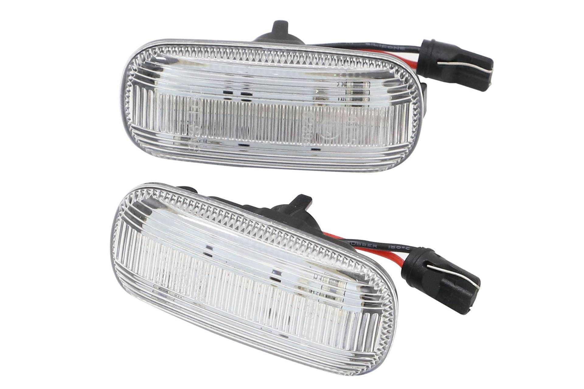 LED Seitenblinker Weiss Links+Rechts Set von goingfast