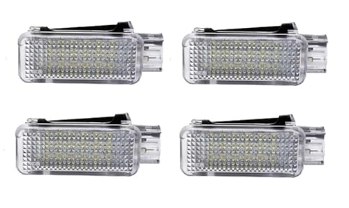 Passend für Audi A6 4F LED Einstiegsleuchten Leuchten Türen Einstiegs- Türleuchte Umfeldbeleuchtung Links+Rechts 4er Set von goingfast