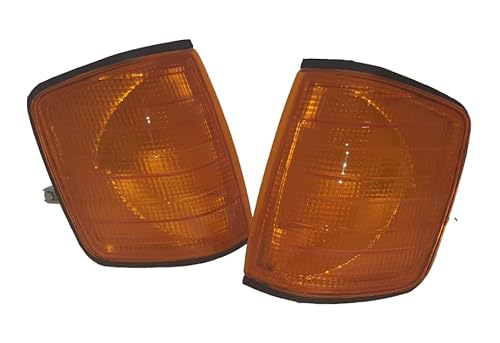 Passend für Mercedes W201 190E Frontblinker Blinker Orange Links Rechts mit Fassung 1983-06/1993 von goingfast