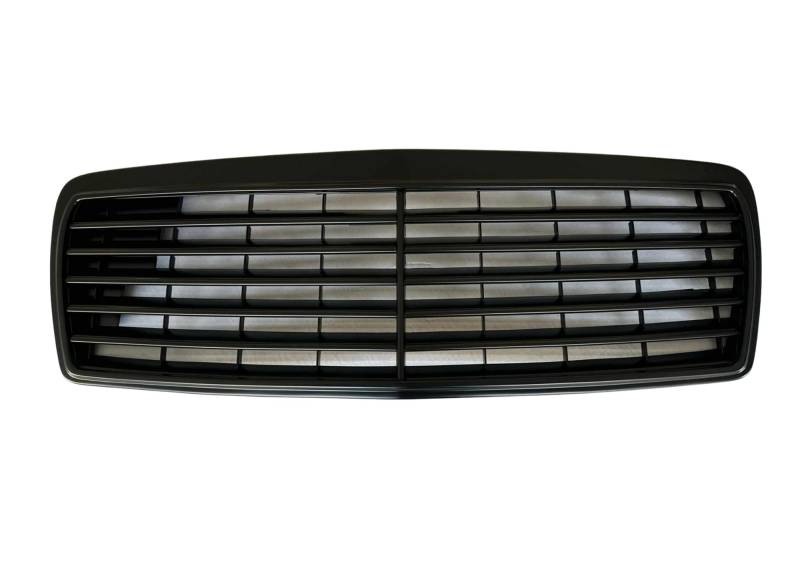 Passend für Mercedes W210 Grill Schwarz Matt Kühlergrill Frontgrill 1996-1999 von goingfast