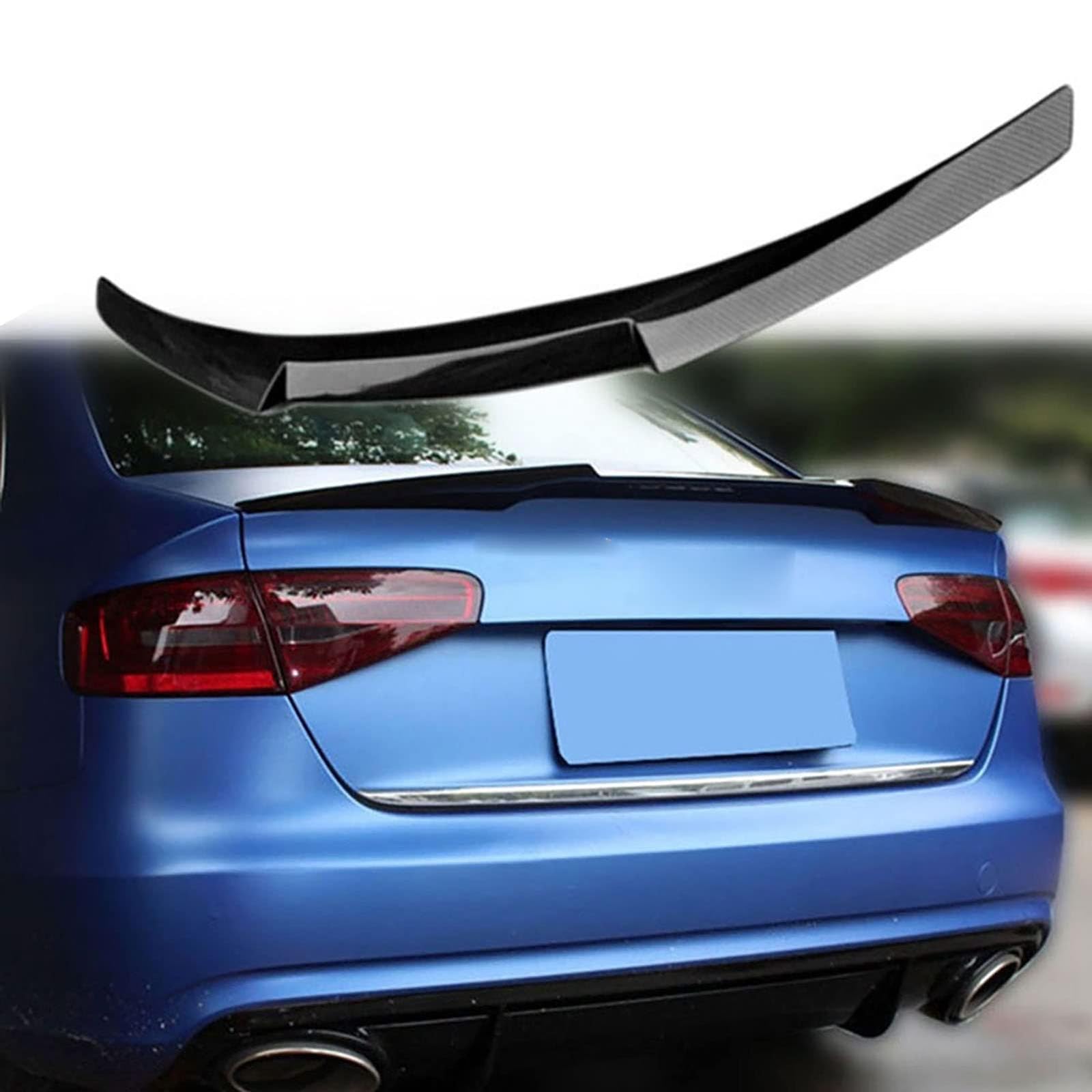 Spoiler Heckflügel Auto Heckspoiler Kratzfest Verschleißfest Tuning Accessories,für A-UDI A4 B8.5 2013 2014 2015 2016 von gongxini