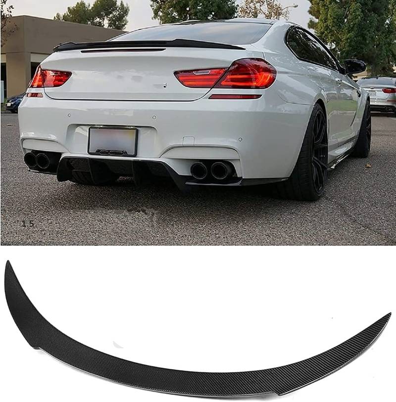 Auto Heckspoiler FüR BMW M6 650i F13 6 Series 2011 2012 2013 2014 2015 2016 2017 2018, FlüGel Dachseiten Heckscheiben Splitter Heckdiffusor Lippenverkleidung Styling ZubehöR von gonmf