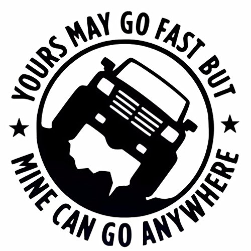 greestick Aufkleber Offroad 4x4 15x15cm mit Spruch schwarz by Sticker Decal Vinyl von greestick