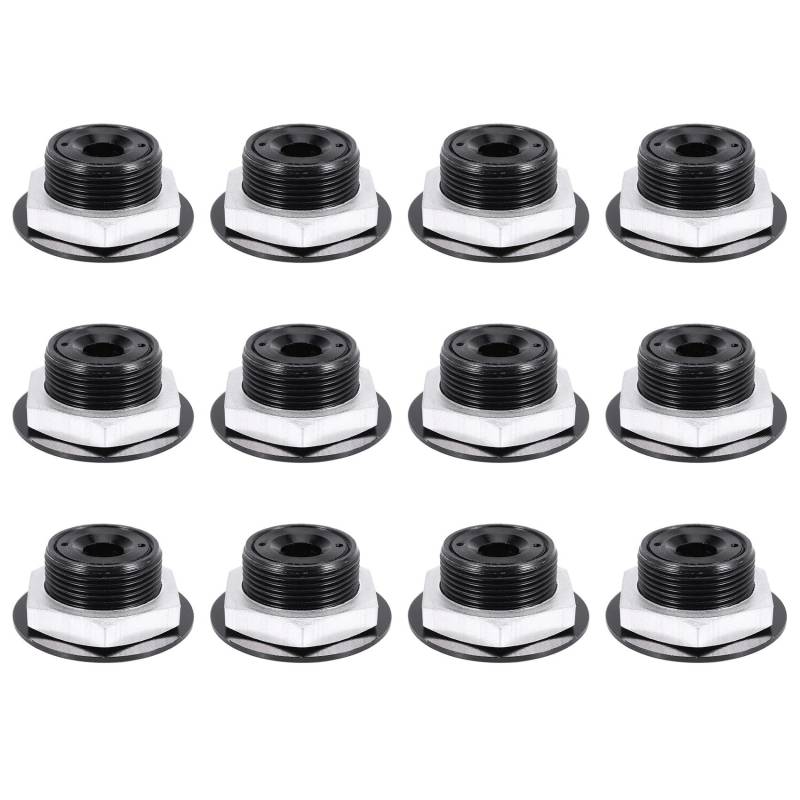 grounds 12X Druck Knopf Schnell Verschluss Motor Haube Motor Haube Riegel Bolzen Sperre Stoß Stange Clip Schwarz von grounds