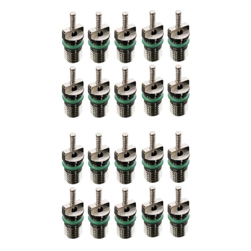 grounds 20Pcs Auto AC R134A Ventileinsatznadelsortiment 134A KäLtemittel HitzebestäNdig von grounds