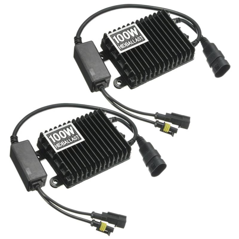 grounds 2X 12V Slim 100W Hid Ballast Licht Ballast Schnell Start Ultra DüNn von grounds