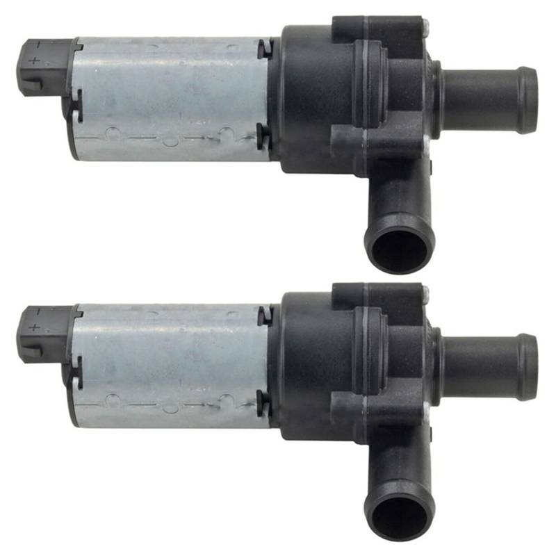 grounds 2X Neue Elektrische Hilfs Wasser KüHlmittel Pumpe 0392020034 Elektrische Hilfs Wasser KüHlmittel Pumpe für Auto 12 Volt von grounds