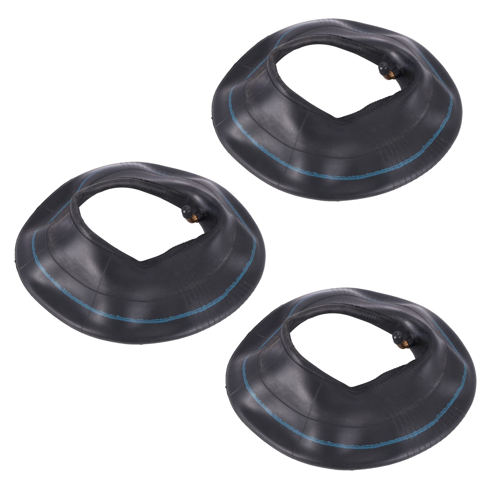 grounds 3X 3.50/4.00-6 Reifenschlauch Innenschlauch Reifenrad 350/400-6 Innertube Mini Gummiventil 6 von grounds