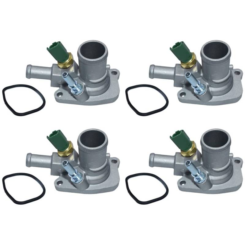 grounds 4X Motor Kühlmittel Thermostat Auto Thermostat 55202176 55194029 für Grande Punto von grounds