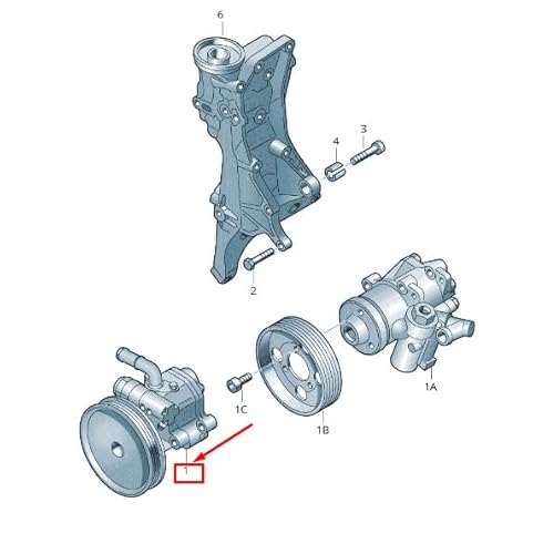 Passend für Audi A4 Avant B8 Servopumpe 8K0145156R Original von gtvtrading