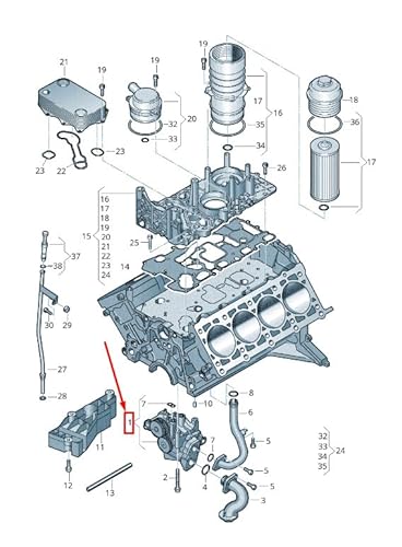 Passend für Audi A8 4H Motorölpumpe 057115105Aa Original von gtvtrading