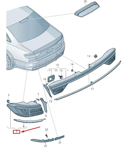 Passend für Audi A8 4N Rückleuchte Hinten Rechts 4N0945092E Original von gtvtrading