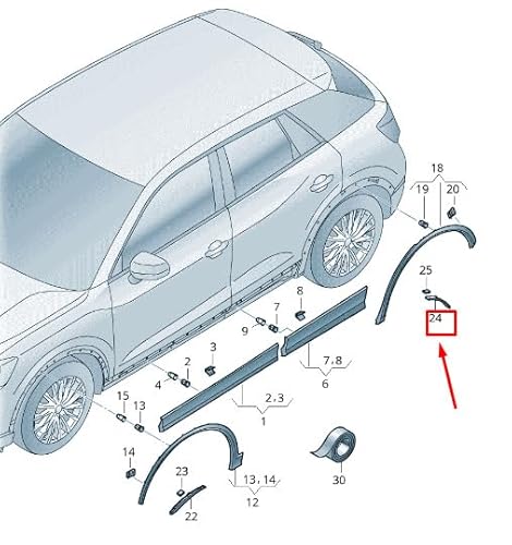 Passend für Audi Q2 Ga Radkappe Hinten Links 81A854989 Original von gtvtrading