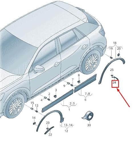 Passend für Audi Q2 Ga Radkappe Hinten Rechts 81A854990 Original von gtvtrading