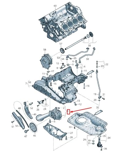 Passend für Audi Q7 4M Motorölpumpe 057115105An Original von gtvtrading