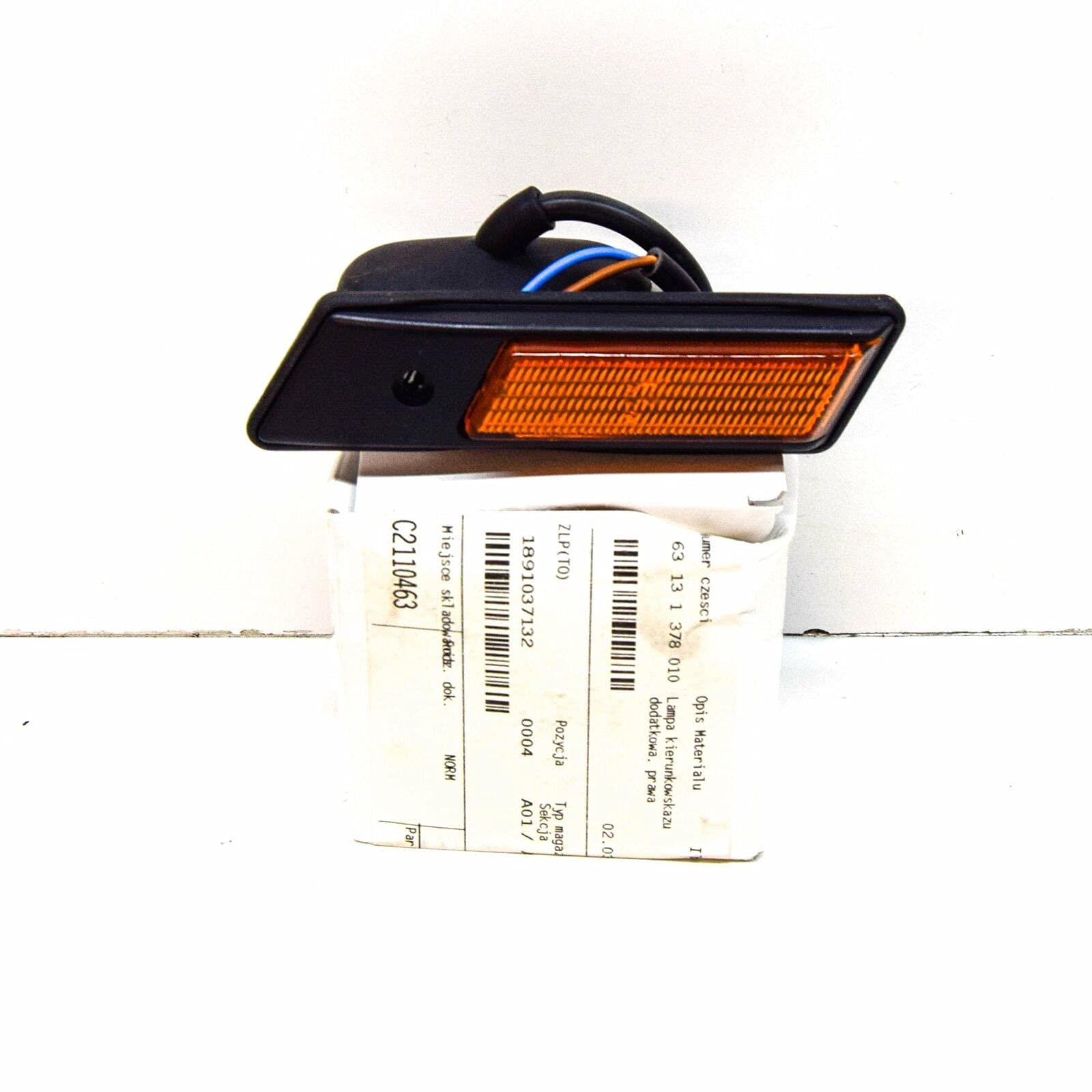 Passend für BMW 7 E32 Zusatzblinker Eckleuchte Rechts 63131378010 Original von gtvtrading