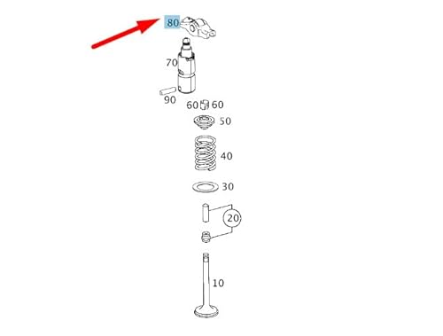 Passend für Mb Slk R172 Zylinderkopf Rollenkipphebel A1520500141 Original von gtvtrading