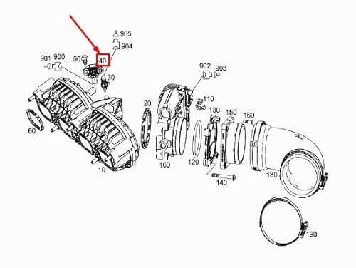 Passend für Mercedes-Benz C W205 Map-Sensor A0091534828 Original von gtvtrading