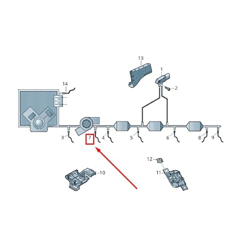 Passend für VW Arteon 3H Nox-Sensor 04L907807Fc Original von gtvtrading