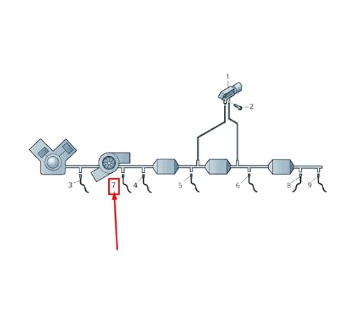 Passend für VW Arteon 3H Nox-Sensor Rechtslenker 03N907807H Original von gtvtrading