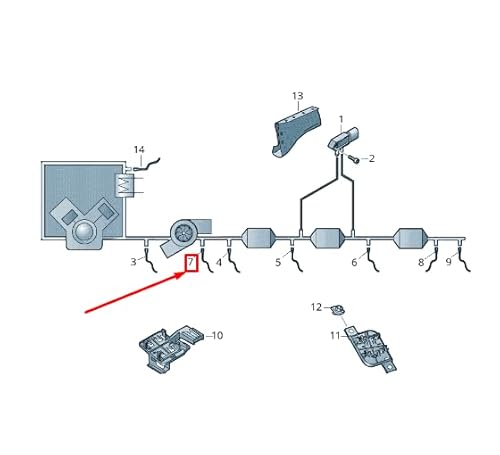 Passend für VW Golf Sportsvan Am Nox-Sensor 04L907807Bp Original von gtvtrading