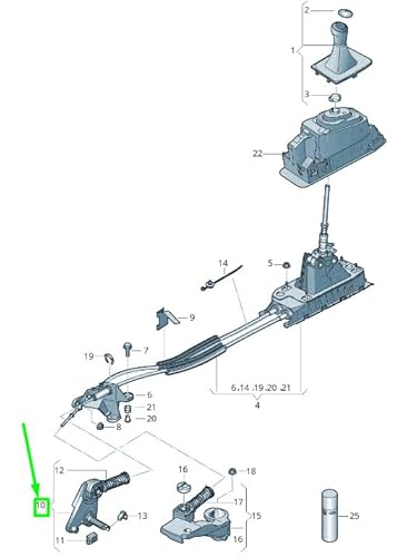 Passend für Volkswagen Tiguan Ad Mk2 Schalthebel Relais 5Q0711202C Original von gtvtrading