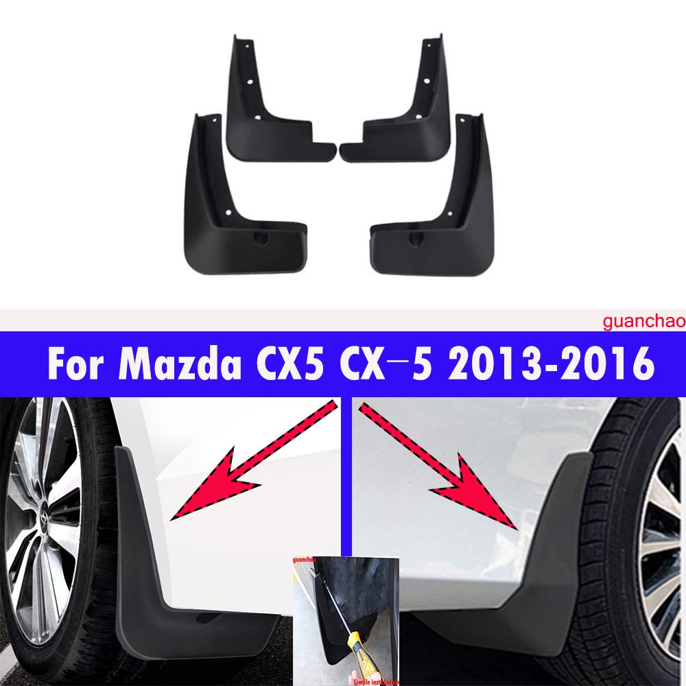 Schmutzfänger für Auto, 4 Stück, für Mazda CX5 CX-5 2012 2013 2014 2015 2016 von guanchao