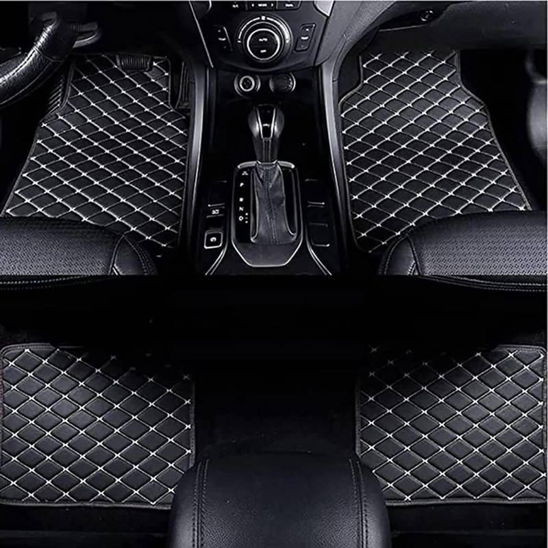 Auto Fußmatten für B-MW Series 5 1995-2003 E39, Wasserdicht Anti Rutsch Matten Floor Mats Matten Auto ZubehöR,B/B Style von guizhenni